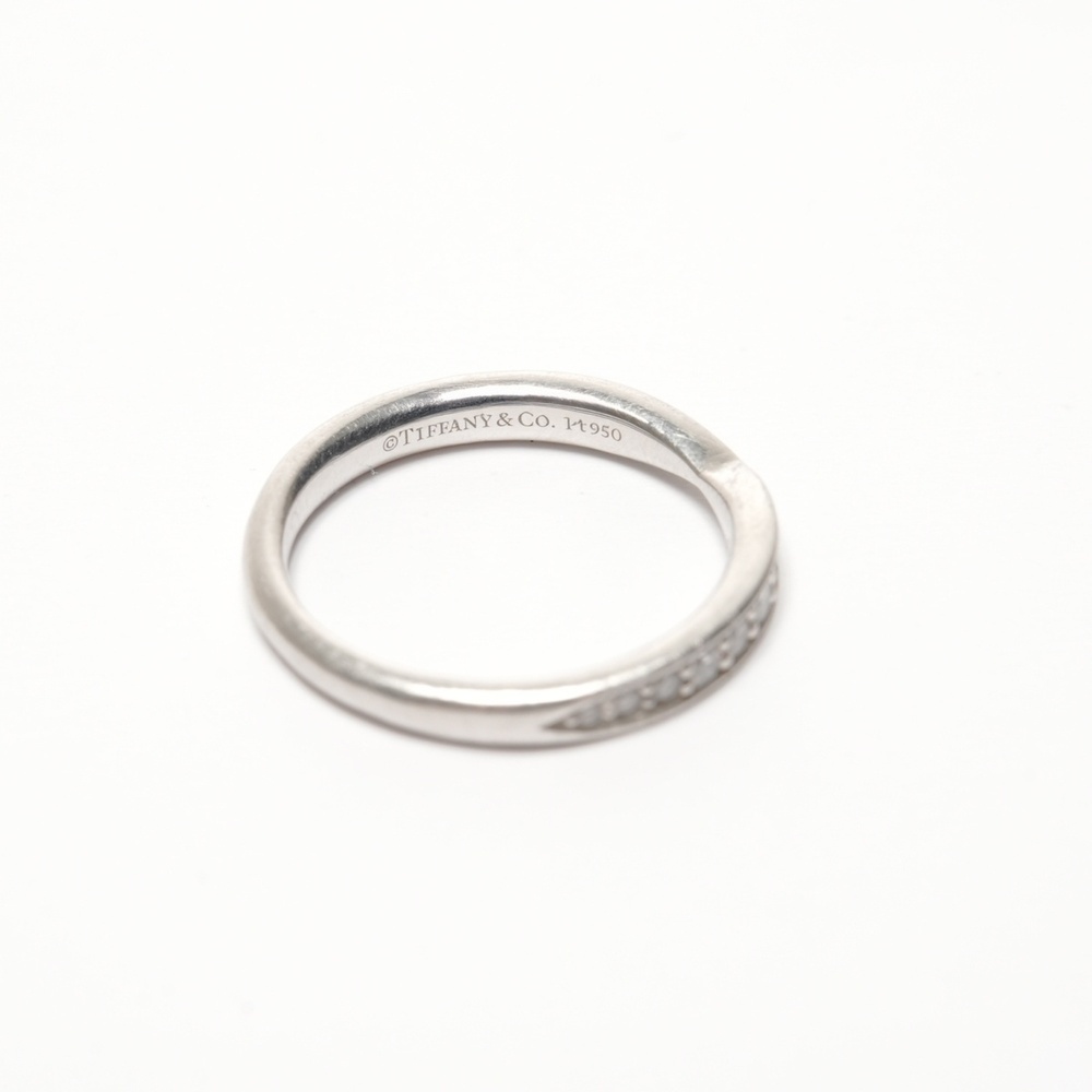TIFFANY Silver Diamond Ring - Picture 6 of 7